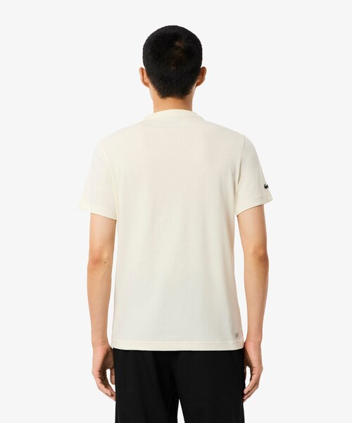 LACOSTE(ラコステ)の「『ダニール・メドベージェフ』ラケットレイヤードグラフィックプリントTシャツ(Tシャツ/カットソー・メンズ・オフホワイト/ネイビー・3/4/5)」の13枚目の写真