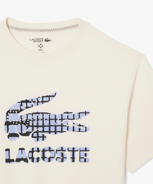 LACOSTE(ラコステ)の「『ダニール・メドベージェフ』ラケットレイヤードグラフィックプリントTシャツ(Tシャツ/カットソー・メンズ・オフホワイト/ネイビー・3/4/5)」の16枚目の写真