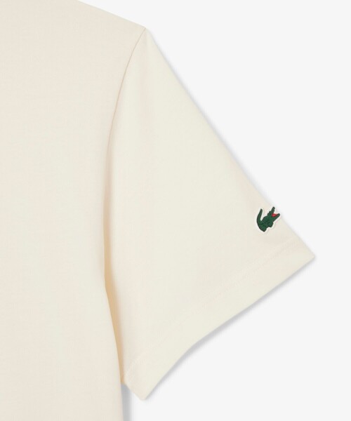 LACOSTE(ラコステ)の「『ダニール・メドベージェフ』ラケットレイヤードグラフィックプリントTシャツ(Tシャツ/カットソー・メンズ・オフホワイト/ネイビー・3/4/5)」の17枚目の写真