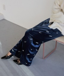 BAYFLOW | [柔らかな穿き心地]ベロアワイドパンツ(その他パンツ)