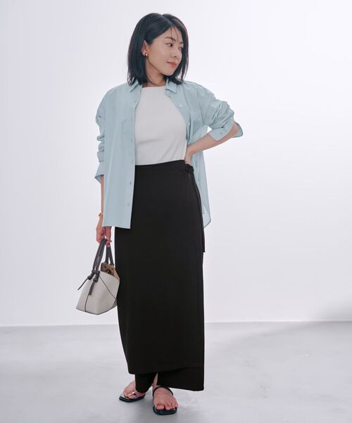 COHINA(コヒナ)の「スムージーラップパンツ 【低身長・小柄女性】(その他パンツ・レディース・ブラウン/ブラック・SHORT/REGULAR)」の17枚目の写真
