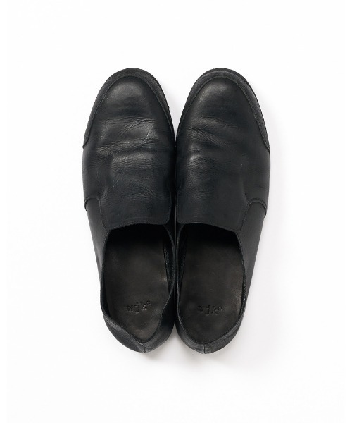 wjk（ダヴルジェイケイ）の「combination slip-on shoes（スリッポン・メンズ・ブラック・41/42/43）」の8枚目の写真