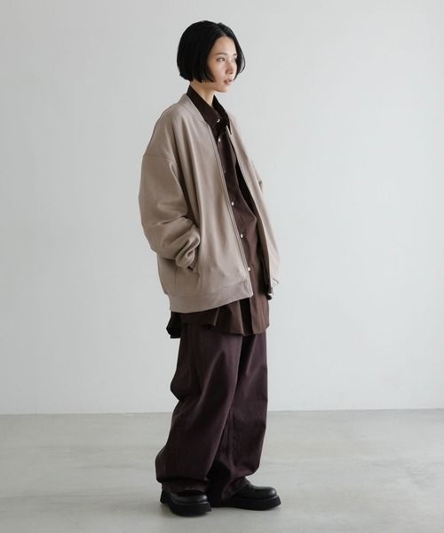 セール】【LFM(U)】スウェードライクZIPブルゾン 595638（ブルゾン