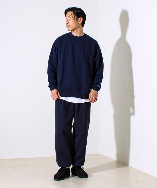 JACK PURCELL（ジャックパーセル）の「【JACKPURCELL/ジャックパーセル】コーマ裏毛 クルーネックプルオーバー（スウェット・メンズ・ブラック/ライトグレー/ネイビー・S/M/L）」の4枚目の写真