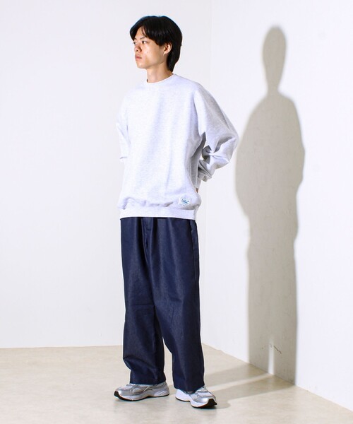 JACK PURCELL（ジャックパーセル）の「【JACKPURCELL/ジャックパーセル】コーマ裏毛 クルーネックプルオーバー（スウェット・メンズ・ブラック/ライトグレー/ネイビー・S/M/L）」の15枚目の写真