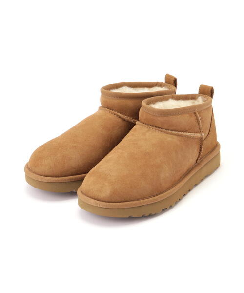 UGG（アグ）｜ブーツ（ベージュ系）一覧 - WEAR UGG ファー付き