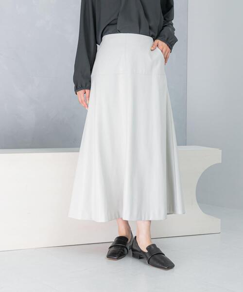 URBAN RESEARCH ROSSO WOMEN（アーバンリサーチ　ロッソ）の「バックジップフレアスカート（スカート・レディース・ダークブラウン/モカ/ライトグレー・36/38）」の14枚目の写真