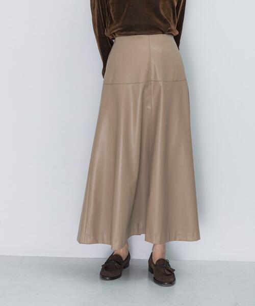 URBAN RESEARCH ROSSO WOMEN（アーバンリサーチ　ロッソ）の「バックジップフレアスカート（スカート・レディース・ダークブラウン/モカ/ライトグレー・36/38）」の18枚目の写真