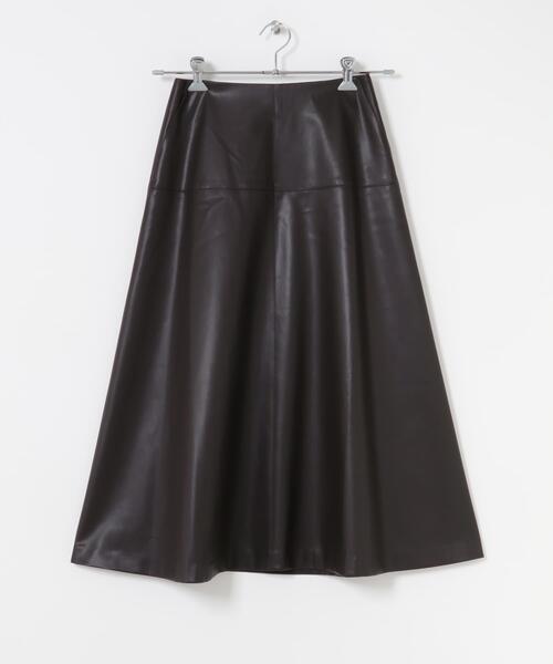 URBAN RESEARCH ROSSO WOMEN（アーバンリサーチ　ロッソ）の「バックジップフレアスカート（スカート・レディース・ダークブラウン/モカ/ライトグレー・36/38）」の7枚目の写真