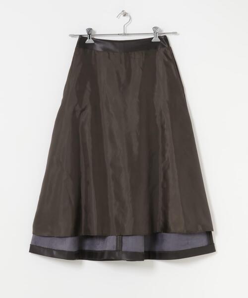 URBAN RESEARCH ROSSO WOMEN（アーバンリサーチ　ロッソ）の「バックジップフレアスカート（スカート・レディース・ダークブラウン/モカ/ライトグレー・36/38）」の10枚目の写真