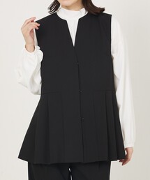 abahouse mavie | 【エニデイカセット】タック切り替えジレ/セミオケ/きれいめ/レイヤード/ベスト/シーズンレス(ベスト)