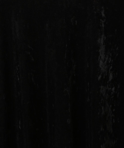 PAGEBOY（ページボーイ）の「ベロア2WAYトップス(長袖) 【前後２WAY使用】（Tシャツ/カットソー・レディース・オフホワイト/ブラック/レッド/ネイビー/マスタード・FREE）」の10枚目の写真