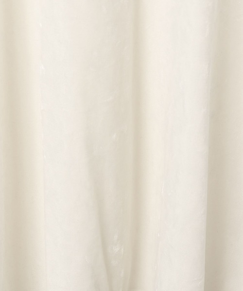 PAGEBOY（ページボーイ）の「ベロア2WAYトップス(長袖) 【前後２WAY使用】（Tシャツ/カットソー・レディース・オフホワイト/ブラック/レッド/ネイビー/マスタード・FREE）」の8枚目の写真