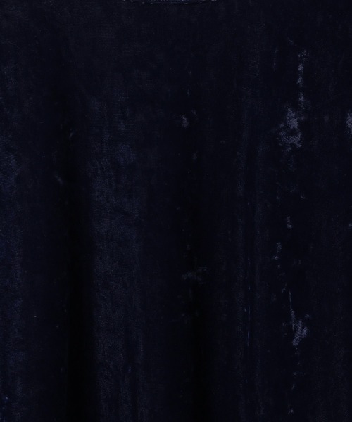 PAGEBOY（ページボーイ）の「ベロア2WAYトップス(長袖) 【前後２WAY使用】（Tシャツ/カットソー・レディース・オフホワイト/ブラック/レッド/ネイビー/マスタード・FREE）」の12枚目の写真