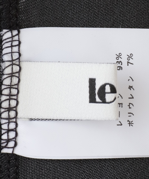 La TOTALITE(ラトータリテ)の「【洗える】Le / ル ロールネックトップ(Tシャツ/カットソー・レディース・アイボリー/チャコールグレー・FREE)」の5枚目の写真