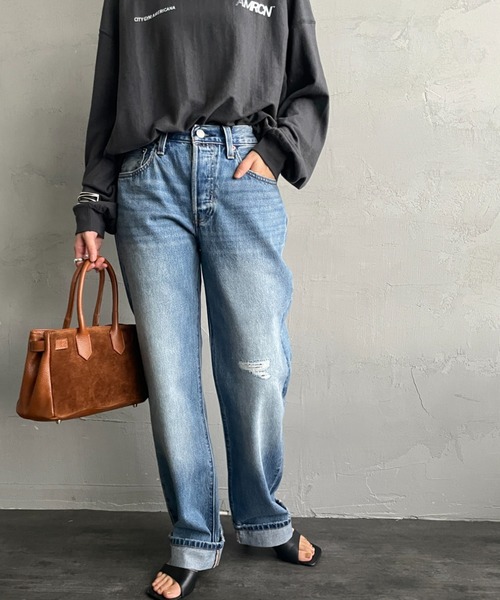 セール】[Levi's/リーバイス] 90'S 501 ストレートデニム（デニム