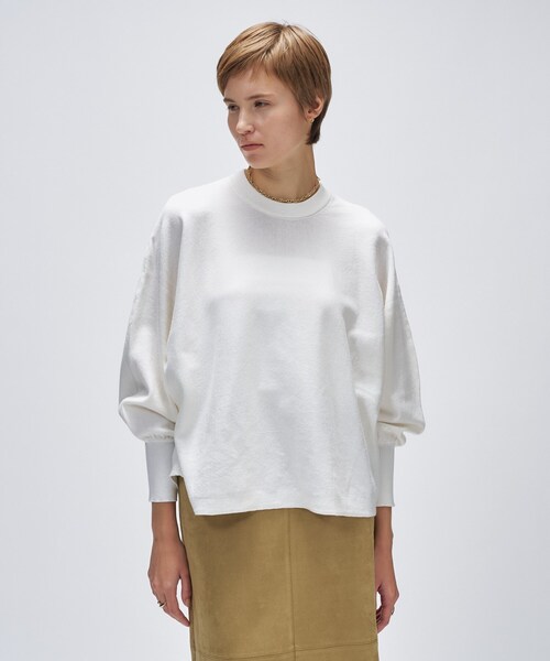 cloenc（クロエンス）の「【手洗い可】ポコポコフェザーオーバーニット