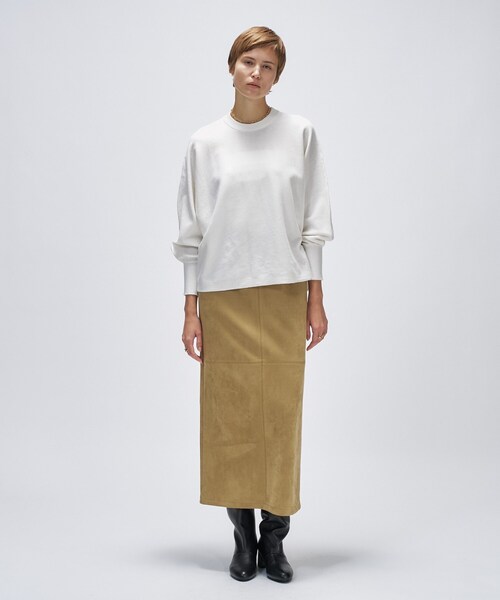 cloenc（クロエンス）の「【手洗い可】ドルマンニットプルオーバー（ニット/セーター・レディース・グレー/ブラック/ピンク/ダークブラウン/ライトイエロー系/ホワイト・00/02）」の7枚目の写真