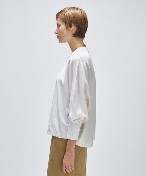 cloenc（クロエンス）の「【手洗い可】ドルマンニットプルオーバー（ニット/セーター・レディース・グレー/ブラック/ピンク/ダークブラウン/ライトイエロー系/ホワイト・00/02）」の9枚目の写真