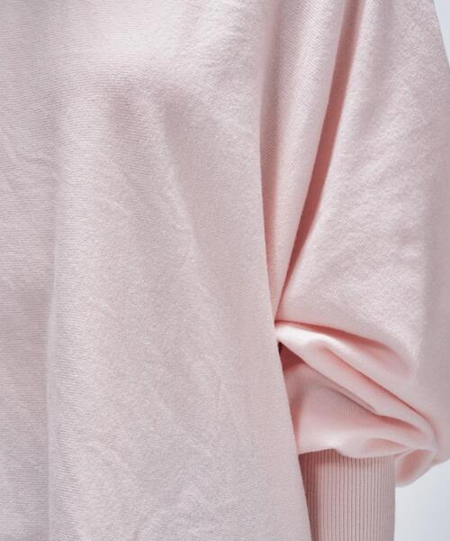 cloenc（クロエンス）の「【手洗い可】ドルマンニットプルオーバー（ニット/セーター・レディース・グレー/ブラック/ピンク/ダークブラウン/ライトイエロー系/ホワイト・00/02）」の21枚目の写真