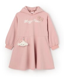 mezzo piano（メゾピアノ）の「プードルチャームつき　パーカワンピース（ワンピース・キッズ）」