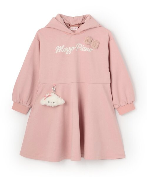 プードルチャームつき パーカワンピース（ワンピース）｜mezzo piano