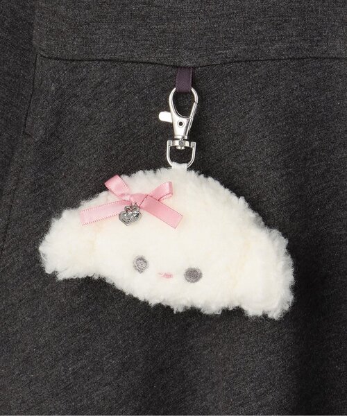 セール】プードルチャームつき パーカワンピース（ワンピース）｜mezzo