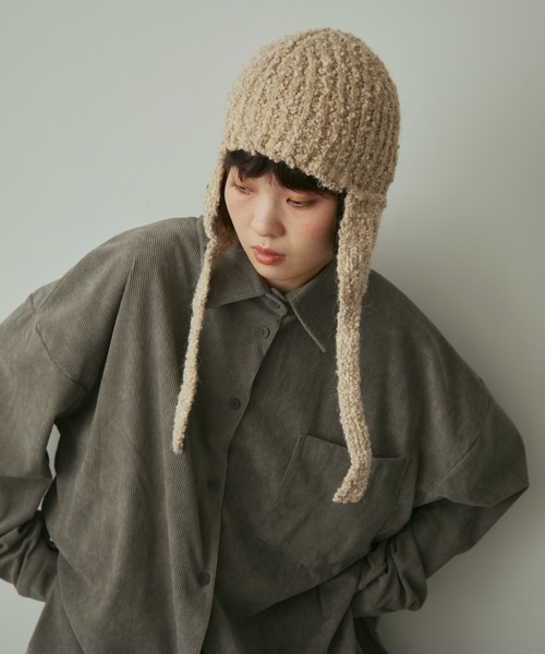 full/fill.(フルフィル)の「corduroy over shirt / コーデュロイオーバーシャツ(シャツ/ブラウス・レディース・アイボリー/グレー・FREE)」の3枚目の写真