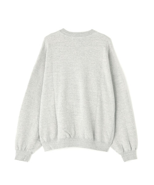 REMI RELIEF(レミレリーフ)の「REMI RELIEF(レミレリーフ)ロングウォッシュ加工 別注3飛び裏毛クルースウェット(ILLINOIS)(スウェット・メンズ・ブラック/グレー・L/M/XL)」の3枚目の写真