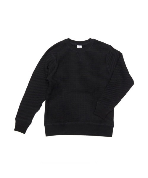 JEMORGAN(ジェーイーモーガン)の「JEMORGAN ビッグワッフルクルー(Tシャツ/カットソー・メンズ・オフホワイト/ヘザーチャコール/ブラック/ネイビー・XL/S/M/L)」の1枚目の写真