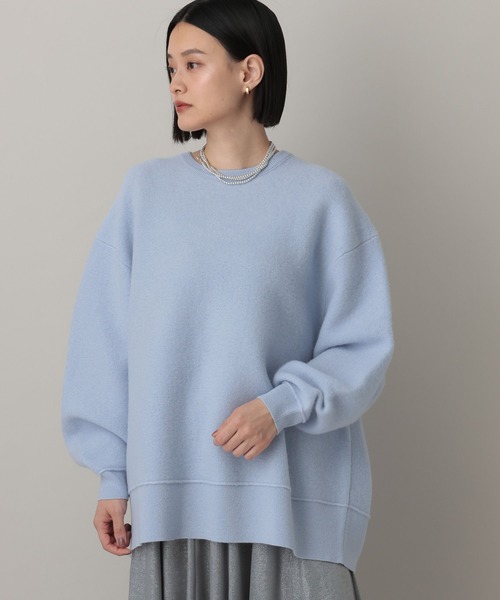 A part by(アパートバイ)の「スポンディッシュWユルプルオーバー(ニット/セーター・レディース・ブルー系その他2/グレー/ライトグレー・FREE)」の22枚目の写真