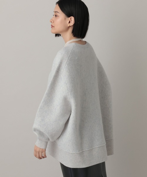 A part by(アパートバイ)の「スポンディッシュWユルプルオーバー(ニット/セーター・レディース・ブルー系その他2/グレー/ライトグレー・FREE)」の7枚目の写真