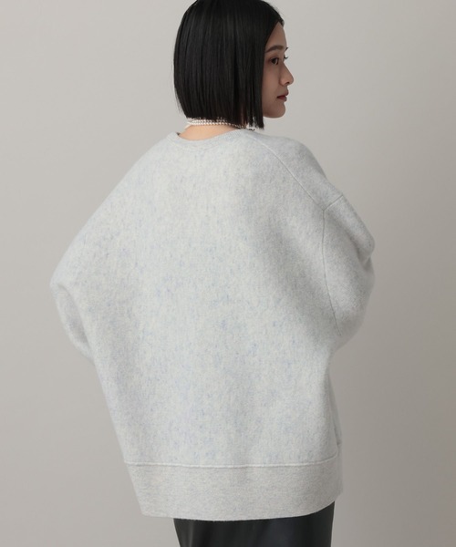 A part by(アパートバイ)の「スポンディッシュWユルプルオーバー(ニット/セーター・レディース・ブルー系その他2/グレー/ライトグレー・FREE)」の8枚目の写真