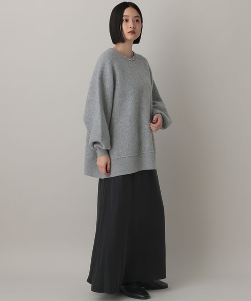 A part by(アパートバイ)の「スポンディッシュWユルプルオーバー(ニット/セーター・レディース・ブルー系その他2/グレー/ライトグレー・FREE)」の12枚目の写真