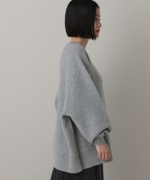 A part by(アパートバイ)の「スポンディッシュWユルプルオーバー(ニット/セーター・レディース・ブルー系その他2/グレー/ライトグレー・FREE)」の17枚目の写真