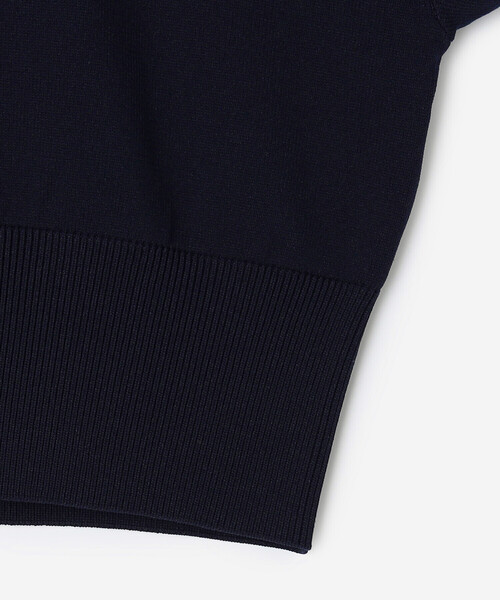 Bshop(ビショップ)の「NEUTRALWORKS | 〈別注〉 Vネックショートカーディガン WOMEN(カーディガン/ボレロ・レディース・ブラック/ダークネイビー・M)」の7枚目の写真