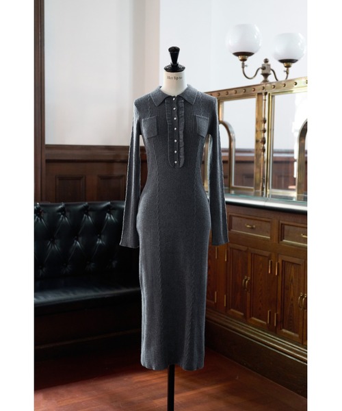 Margot Knit Long Dress（ワンピース）｜Her lip to（ハーリップトゥー