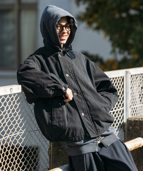 NAUTICA ノーチカ　中綿クラッシュドダックブルゾン ブラックXL NAUTICA/中綿 クラッシュド ダックブルゾン｜Daytona Park(FREAK'S