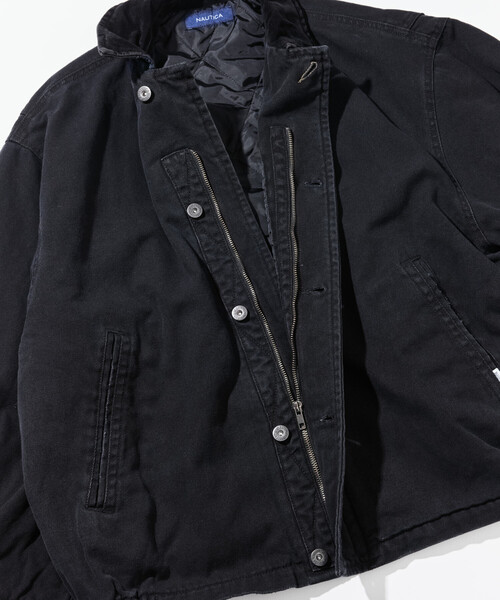 NAUTICA ノーチカ　中綿クラッシュドダックブルゾン ブラックXL NAUTICA/中綿 クラッシュド ダックブルゾン｜Daytona Park(FREAK'S