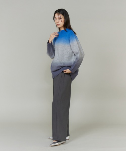 INED（イネド）の「裏毛スウェットパンツ《YVON》【セットアップ対応】（その他パンツ・レディース・チャコールグレー/ネイビー・9号）」の10枚目の写真