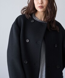 RONEL（ロネル）の「【RONEL】ノーカラーウールコート（その他アウター）」