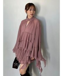 SNIDEL | リップルラインブラウス(シャツ/ブラウス)