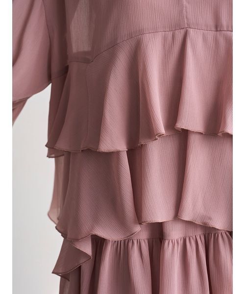 SNIDEL(スナイデル)の「リップルラインブラウス(シャツ/ブラウス・レディース・ローズ/ホワイト・F)」の14枚目の写真