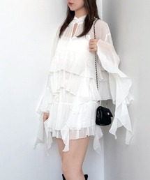 SNIDEL | リップルラインブラウス(シャツ/ブラウス)