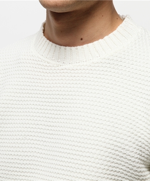 JUNRED（ジュンレッド）の「ソリッドカノコクルーニット（ニット/セーター・メンズ・ブラック/ホワイト/グリーン系その他・LARGE/SMALL/MEDIUM）」の6枚目の写真