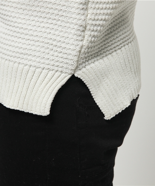 JUNRED（ジュンレッド）の「ソリッドカノコクルーニット（ニット/セーター・メンズ・ブラック/ホワイト/グリーン系その他・LARGE/SMALL/MEDIUM）」の8枚目の写真