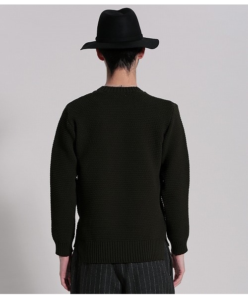JUNRED（ジュンレッド）の「ソリッドカノコクルーニット（ニット/セーター・メンズ・ブラック/ホワイト/グリーン系その他・LARGE/SMALL/MEDIUM）」の12枚目の写真