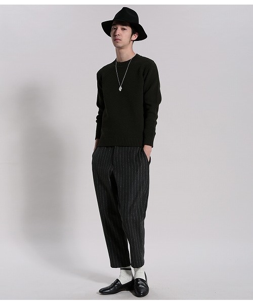 JUNRED（ジュンレッド）の「ソリッドカノコクルーニット（ニット/セーター・メンズ・ブラック/ホワイト/グリーン系その他・LARGE/SMALL/MEDIUM）」の10枚目の写真