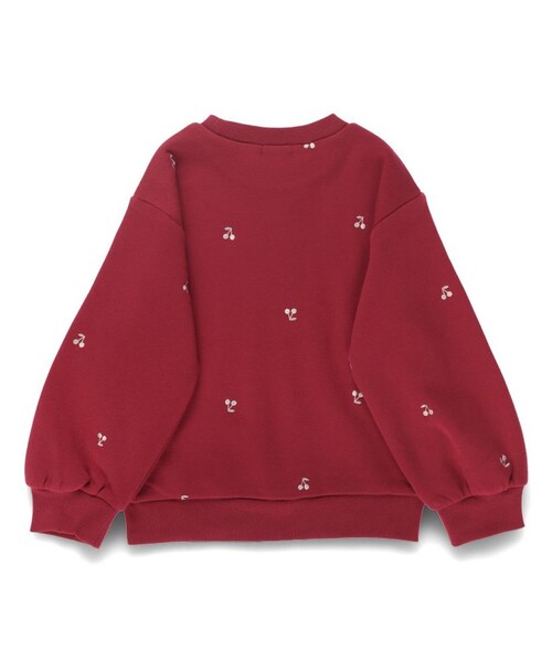 BRANSHES(ブランシェス)の「【あったか】裏起毛アソート刺しゅうトレーナー(スウェット・キッズ・ブラウン/レッド/アイボリー・120/110/100/90/130/80/150/140)」の5枚目の写真