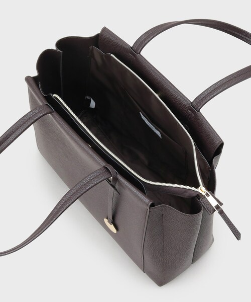 OPAQUE.CLIP(オペークドットクリップ)の「【人間工学/A4サイズ対応】シュリンクトートバッグ(トートバッグ・レディース・グレー/ブラック/ブラウン系その他・00)」の18枚目の写真